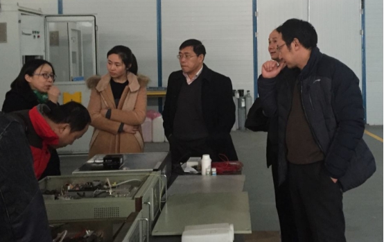 中国科学院安徽光学精密机械研究所专家来我公司进行技术指导