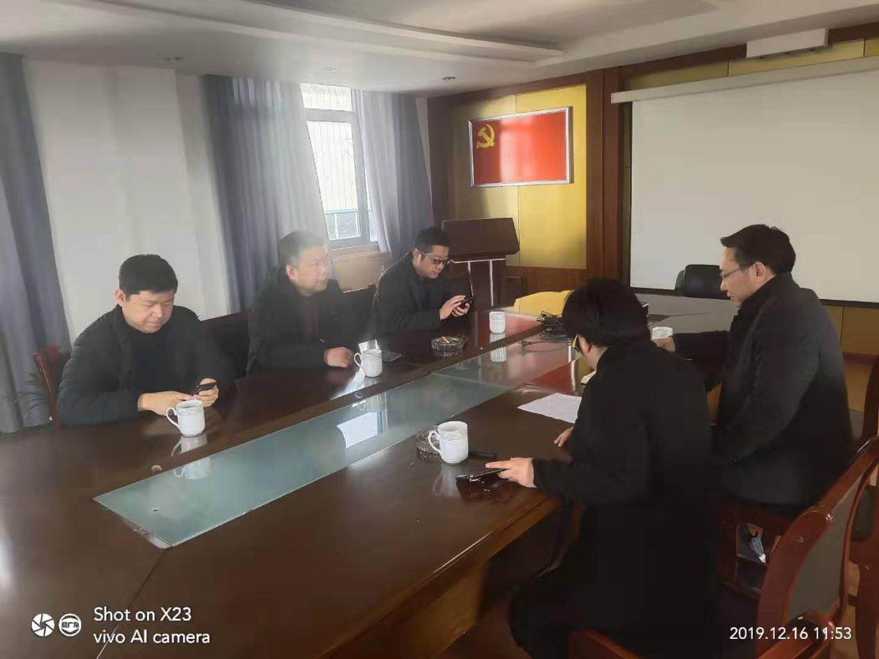 马鞍山市环保局监察支队领导到公司帮扶指导工作